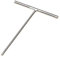 UPKOCH Stainless Steel Crepe Spreader, T-Shaped Spreader, Pancake Tool for Kitchen, Silver, 26 x18 x 0.75cm, Crepe Tools for Home Baking