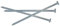 Galvanised Ring Annular Shank Nails Nail Steel Metal High Quality Various Sizes (3.5 x 100mm)