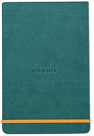 Rhodia 194387C Notizbuch Webnotepad A5 liniert 96 Blatt Pfaugrün