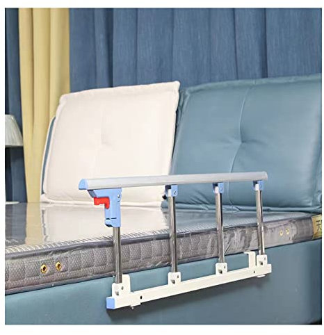 SHUDONGDEN Bettgitter Klappbar Für Ältere,Bettgitter Für Ältere Erwachsene Senioren Assist Bar Bettgeländer Stock Seitengitterschutz Fallschutzgriff Herunterklappbare,94 * 36cm/37 * 14.17in