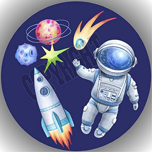 Fondant Tortenaufleger Tortenbild Geburtstag ASTRONAUT