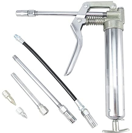 Fettspritze | Professionelle Heavy Duty Handliche Griff-Ölspritze 120 | Tragbares Multifunktionswerkzeug Geeignet für Autos, Anhänger, Landwirtschaft, Industrie, Versand 2100-4200 PSI Delr