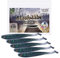Zite Fishing Gummifische Zander Set – Inzite Shad 12cm Diverse Farben - 5STK Fängige Gummiköder Zanderangeln - Softbait Angelköder UV-Aktiv (Black Vibe)