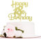 Sotpot Gold Glitter 18 Cake Topper, 18th Birthday Cake Decorations for Birthday Party Anniversary Party Supplies