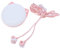 Hemobllo 3.5mm Cuffie in Ear: Cavo Piatto Antigroviglio - Auricolari Stereo in-Ear Con Custodia per Regalo per Ragazze