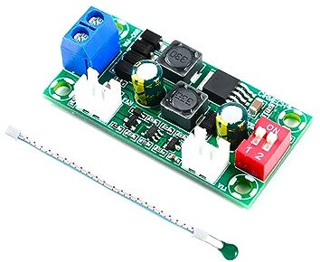Fan Speed Control Module, DC 5V Lüftergeschwindigkeits-Steuermodul, automatischer Temperaturregler NTC-Sensor für 500-mA-Lüfter