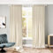 WOLTU Samtvorhang Gardinen mit Kräuselband Vorhang Blickdicht 135x260 cm, 2er Set Verdunklungsvorhänge Samt Thermovorhang Kälteschutz, Velvet Samt Curtains für Deko Schlafzimmer Wohnzimmer, Beige