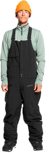 Quiksilver Men's Utility BIB Pants, True Black, L