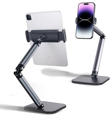 RUIXUE Tablet Stand for Table,Phone Stand Adjustable,Multi Angle/Height Adjustable Tablet Stands,Tablet Stand for Desk Suitable for most mobile phones and tablets.