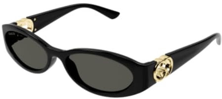 Gucci Damen Hailey Sonnenbrille, Schwarz, 54 mm