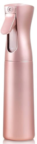 LERPOLOR Empty Spray bottles, Continuous Spray Bottle for Hair, 10 Oz Rose Gold Spray Water Bottle Fine Mist Refillable, Skin Care, Showering Pets, Plants, travel, Ironing and Cleaning