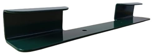 Begchy Steel Wheelie Bin Brackets,Outdoor Garbage Cans Lock Heavy Duty Floating Shelf Brackets Trash Can Lock Green