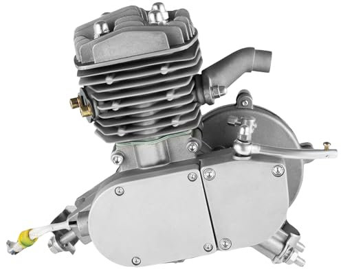 Wensiy 2-Takt Motor Set, 80cc 2 Takt Benzin Motor Kit, Moteur Motorisierte Fahrrad Benzin Hilfsmotor Bike Engine Kit 38 km/h für Mountainbikes, Rennräder, Gravel-Bikes, Beach-Bikes