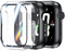 Rojeuinn 2 Pack de Funda para Honor Watch 5 Funda Protectora con Protector de Pantalla, PC Dura 360° Funda Protectora Ultrafina Antiarañazos Antipolvo - Transparente+Negro