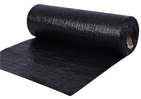 XSMYdpuk Unkrautvlies, hochwertige poröse Unkrautmembran, atmungsaktive Unkrautschutzmatte, reißfeste Unkrautmatte, für Auffahrtskies, Kunstrasen-Rasenunterlage (1,2 x 100 m)