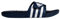 adidas Herren Damen Badeschuhe Poolsandalen Adissage, Farbe:Dunkelblau, Artikel:-Dark Blue/White, Schuhgröße:EUR 40.5