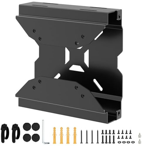 Mini PC Halterung für Lenovo, Wand/VESA/Untertisch/Halterung für Monitorarme Lenovo ThinkCentre M600 M700 M710Q M715q M720Q M73 M800z M900 M910Q, VESA 75x75/ 100x100, mit Kabelbinder und Schrauben