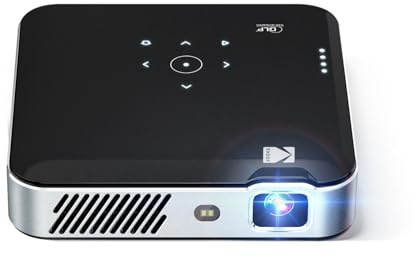 Kodak Luma 500 Proiettore Smart Mini 1080p Full HD con Google TV, Netflix, Chromecast, Wi-Fi, BT, HDMI, USB, 150 Lumen – Nero