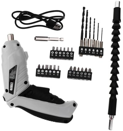 VILLCASE Elektro-schraubendreher Mini-bohrmaschine Aufladbarer Elektrischer Schraubendreher Ergonomisches Design Für Handwerkerprojekte Usb-aufladbar