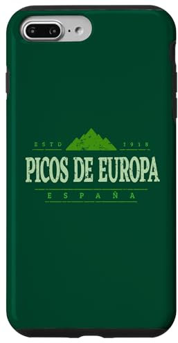 Picos de Europa España Retro Picos de Europa España Montaña Carcasa para iPhone 7 Plus/8 Plus