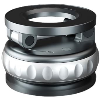 TABSIRAH Magnetischer Handyhalter mit Saugnapf, 360 Grad verstellbar, Vakuum-Magnet-Handyhalterung, Saugnapf-Handyhalterung, Easy Gadgets, faltbarer mobiler Ständer für Autos, im Freien