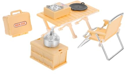 SOPOTUTU Camping pour Garçon Fille avec Table Chaise Pliante Et Réchaud Jouets Extérieur pour Jeux De Rôle Et Activités De Pique- Intérieur Et Extérieur