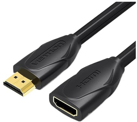 Câble d'extension HDMI 2.0 Vention 4K/60 Hz, câble HDMI 2.0 2.1 mâle vers femelle for HDTV, Nintendo Switch, PS4/3, adaptateur d'extension HDMI 8K(HDMI 2.1 Extension,3m)