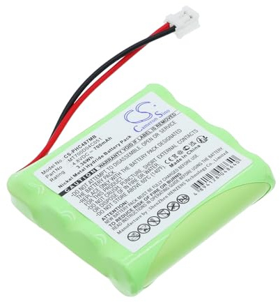 AboutBatteries Akku für Philips SBC-EB4880 A1706, 4.8V, 700mAh, NI-MH