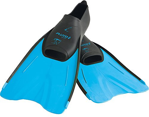 Fluyd Training Fin Schnorchelflosse, Blau-blau, 42/43