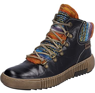 Josef Seibel Damen Maren 06 Stiefeletten, Schwarz (Schwarz-Multi Pl88 102)