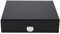 Humidor Box, Zedernholz Desktop-Zigarre Humidor Tragbare Reise Humidor-Tasche im Freien Zigarrenschachtel mit Hygrometer 23,5 x 21,5 x 6 cm/9,3 x 8,5 x 2,4 Zoll[Schwarz]Duftöldiffusoren