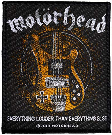 Motörhead Everything Louder Aufnäher Patch Gewebt & Lizenziert !!