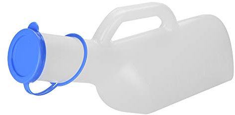Botella orinal al aire libre para almacenamiento de orina para hombres para niños con asa de gran capacidad