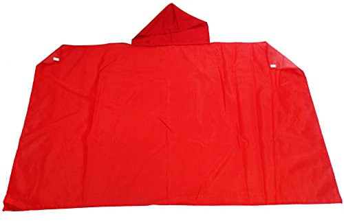 AZ FLAG - Umhangflagge Einfarbig Rot - 150x90 cm - Einfarbig Cape Fahne 100% Polyester mit integrierten Ärmeln und Kapuze - Body Flag 80g