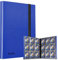 Sammelkarten Album, 9 Pocket 360 Karten Ordner, Sammelmappe karten Ordner, Hochwertiges Wasserdicht PU Leder Card Binder Sammelheft-Album für Sports TCG (Blau) Geschenke für Jungen Kinder