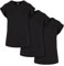 Urban Classics Damen Ladies Extended Shoulder Tee 3-Pack Black+Black+Black, 4XL