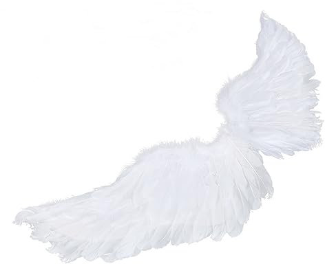 ORFOFE Alas De Ángel Alas Angel Negro Wings Angel Accesorio Disfraz Fiesta Cómoda