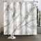 Xiaoterna Rideau de Douche en marbre 3D Rideau de Douche Gris et Or Abstrait Moderne et Luxueux en marbre Gris et Points d'or Hydrofuge Rideaux de Douche lavables en Machine 180x220cm