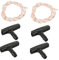 HYTROVE 2sets Corda Di Avviamento Per Garage Con Maniglie Kit Di Rilascio Emergenza Per Porte Da Garage e Scale Di Accesso Con Cavi Resistenti e Maniglie Ergonomiche Per Situazioni Di