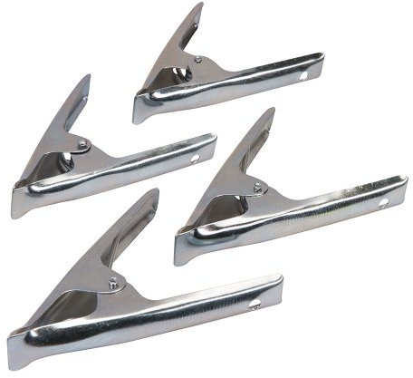 Silverline 630014 Stall Clips 4pk 70 mm Jaw