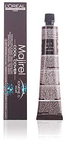 L'Oréal Paris (public) Majirel Cool-Cover coloración del cabello Rubio 50 ml - Coloración del cabello (Rubio, Mujeres, 1 pieza(s), 50 ml, De larga duración, Radiante, Caja)