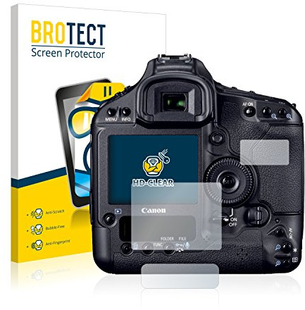 BROTECT (2 Stück Schutzfolie für Canon EOS 1D Mark IV Displayschutz Folie Made in Germany, Ultra-Klar