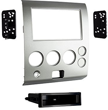 Metra 99-7629S Fits 2004-07 Nissan Armada/Titan with Factory Navigation Single/Double-DIN Radios (Silver)