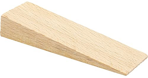 WAGNER design yourself Butoir de porte BOIS DE HÊTRE - Lot de 4-70 x 22 x 12 mm, cale de porte à glisser sous la porte, butoir en bois de hêtre massif -15690004