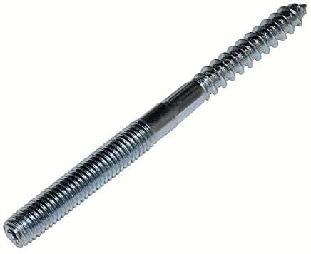 25 Stück Stockschrauben, Stahl verzinkt, mit Torx und Sechskant am Schaft (M 10 x 180 mm)
