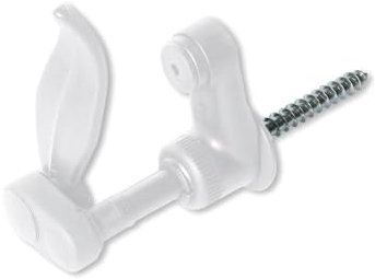 Arrêt de volet composite - Longueur (mm) : 130, Blanc