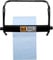 hi-Q Tools Papierrollenhalter zur Wandbefestigung - Stabil, Platzsparend - Für Rollen bis zu 420 mm Breite - Ideal für Garage, Küche und mehr