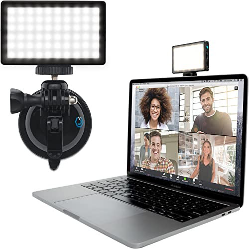 Lume Cube - Videokonferenz-Beleuchtungsset - Live-Streaming, Videokonferenzen, Fernarbeit - Beleuchtungszubehör für Laptop - Helligkeit und Farbtemperatur einstellbar