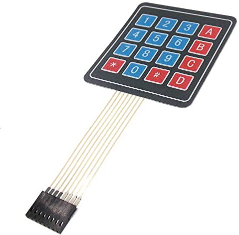 Reland Sun 1 x 4 4 x 4 Matrix Array Matrix Tastatur 4 12 16 20 Tasten 1x4 3x4 4x4 4x5 Membran Switch Keypad (4x4 Matrix Tastatur)