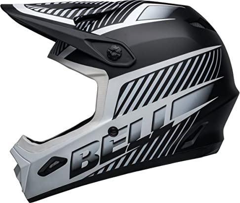 BELL Transfer Adult Full Face Bike Helmet - Matte Black/White (2023), X-Large (59-61 cm)